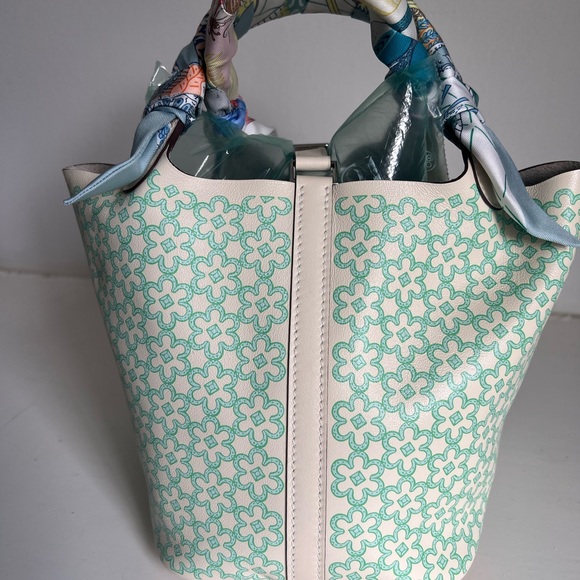 Hermès Picotin Lock 18 Lucky Daisy Nata Veau Swift Limited Edition New  w/o tags - Picture 6 of 14